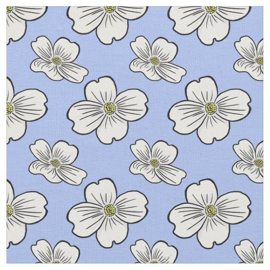 Dogwood Flowers Stof (Close Up)