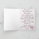 Dogwood huwelijksuitnodiging (Binnen)