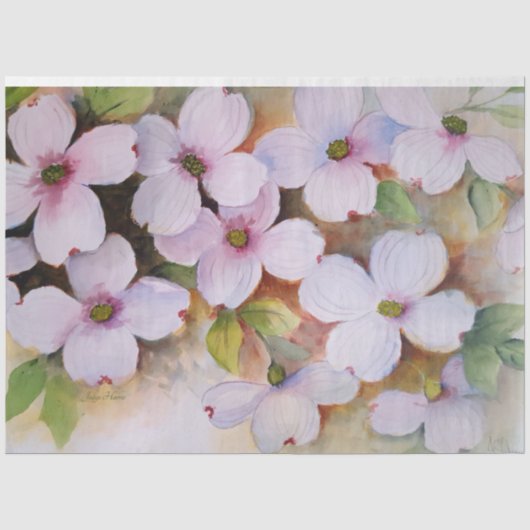 Dogwood II-weefselpapier Tissuepapier (Voorkant)