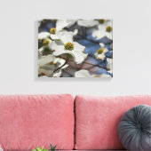 Dogwood in Bloom Canvas Afdruk (Insitu (Woonkamer))