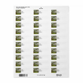 Dogwood in Bloom Etiket (Full Sheet)
