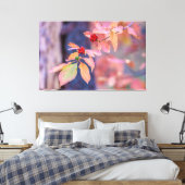 Dogwood in de herfst canvas afdruk (Insitu (Slaapkamer))