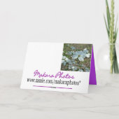 Dogwood Inspirerend-customize Kaart (Achterkant)