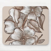 Dogwood Mousepad Muismat (Voorkant)