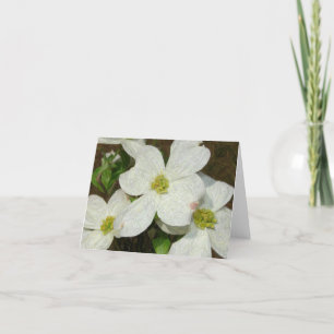 Dogwood Note Card Kaart