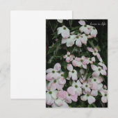 Dogwood Notitiekaartje (Voorkant / Achterkant)