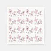 Dogwood Pattern-ontwerp op Paper Napkins Servet (Voorkant)