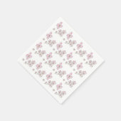 Dogwood Pattern-ontwerp op Paper Napkins Servet (Hoek)