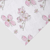 Dogwood Pattern-ontwerp op weefselpapier Tissuepapier (Detail)