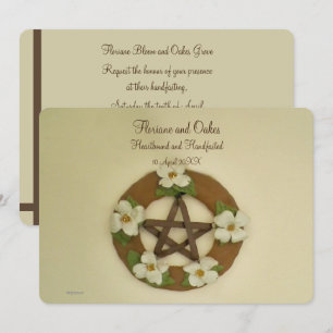 Dogwood Pentacle Handfasting Kaart