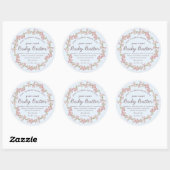 Dogwood reukzakboter ronde sticker (Vel)