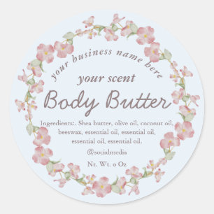 Dogwood reukzakboter ronde sticker