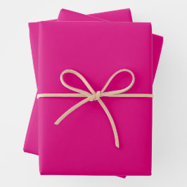 Dogwood Roos - Fun Bright All-Occasion Solid Kleur Inpakpapier Vel