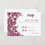 Dogwood RSVP-kaart Kaart (Voorkant / Achterkant)