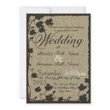 Dogwood Silhouette over Burlap