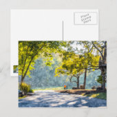 Dogwood Stroll Painterly Briefkaart (Voorkant / Achterkant)