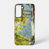 Dogwood Stroll Painterly Samsung Telefoon Case Samsung Galaxy Hoesje (Achterkant)