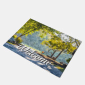 Dogwood Stroll Painterly Welcome Doormat Deurmat (Schuin)