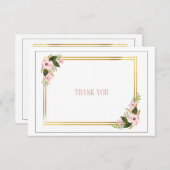 Dogwood Swag Hartelijk dank Kaart (Voorkant / Achterkant)