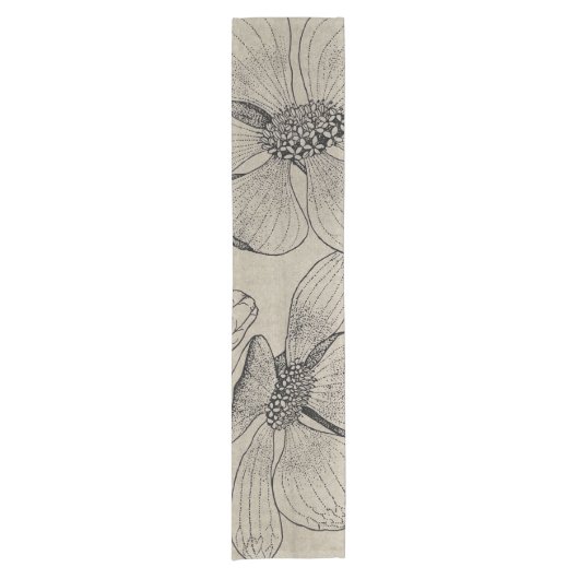 Dogwood Table Runner Korte Tafelloper (Voorkant)