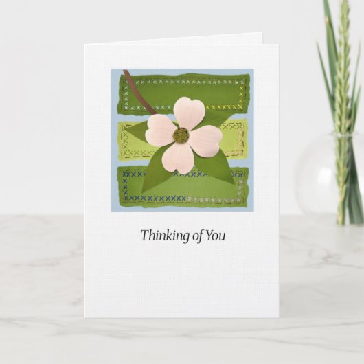 Dogwood "Thinking of You" Art Card  Kaart (Voorkant)