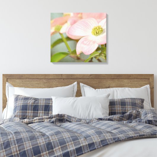 Dogwood Tree Canvas Afdruk (Insitu (Slaapkamer))