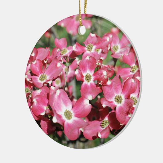 Dogwood Tree in Bloom Keramisch Ornament (Links)