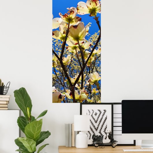Dogwood Tree Poster (Thuiskantoor)