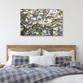 Dogwood Tree White Flower Blossom Canvas Afdruk (Insitu (Slaapkamer))