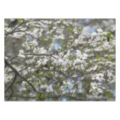 Dogwood Tree White Flower Blossom Tafelkleed (Voorkant (Horizontaal))