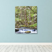 Dogwood Trees | Grote Smoky Mountain, Tennessee Canvas Afdruk (Insitu (Houten vloer))