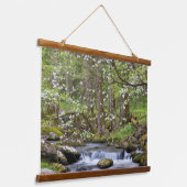 Dogwood Trees | Grote Smoky Mountain, Tennessee Hangend Wandkleed (Gebogen)