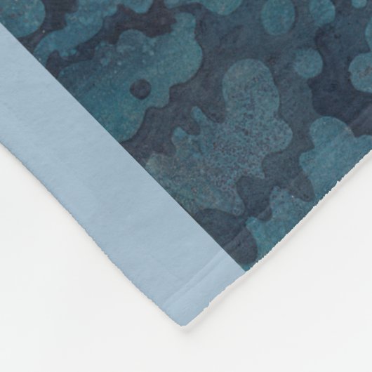 Dogwood-waterverf Fleece Deken (Hoek)