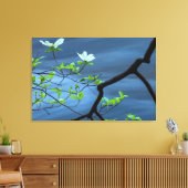 Dogwoods aan het water canvas afdruk (Insitu (Woonkamer))