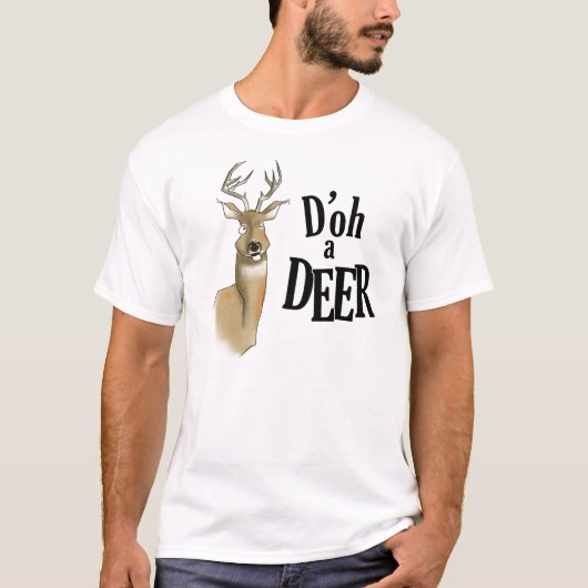 D'oh a Deer T-shirt (Voorkant)