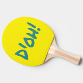 D'OH! Funny Classic 90's Tafeltennisbatje (Zijkant)