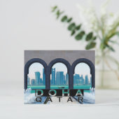 Doha Briefkaart (Staand voorkant)