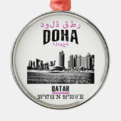 Doha Metalen Ornament (Voorkant)