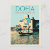 Doha Museum of Islamic Art Illustration Qatar Post Briefkaart (Voorkant)