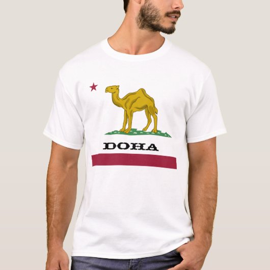 Doha not California T-shirt (Voorkant)