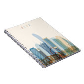 Doha, Qatar | City Skyline Notitieboek (Rechterzijde)