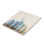 Doha, Qatar | City Skyline Tegeltje (Zijkant)