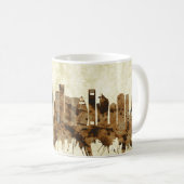 Doha Qatar Cityscape Koffiemok (Voorkant rechts)