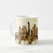 Doha Qatar Cityscape Koffiemok (Voorkant links)