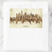 Doha Qatar Cityscape Rechthoekige Sticker (Tas)