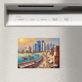 Doha Qatar Reizen Magneet (Insitu (Vaatwasser))