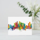 Doha Qatar Skyline Briefkaart (Staand voorkant)