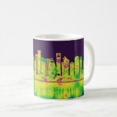 Doha Qatar Skyline Koffiemok (Voorkant rechts)