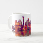 Doha Qatar Skyline Koffiemok (Voorkant links)