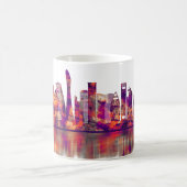 Doha Qatar Skyline Koffiemok (Center)